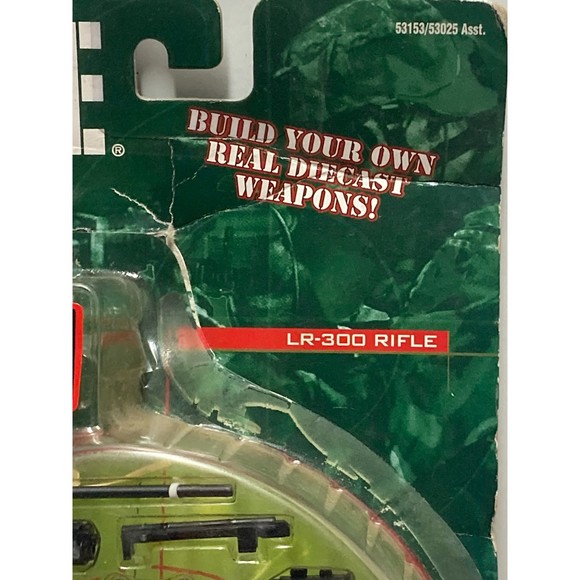 G.I. Joe Weapon Tech LR-300 Rifle Build Your Own Die-Cast Weapons Accessory 2002 - Picture 7 of 13